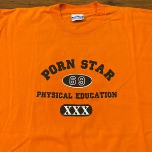 Vintage 90s Porn Star Shirt L Skate Rave Goth Y2K PornStar Rare 69 XXX